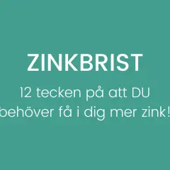 Zinkbrist: 12 tecken på att du behöver mer zink. Lär dig känna igen symtomen!