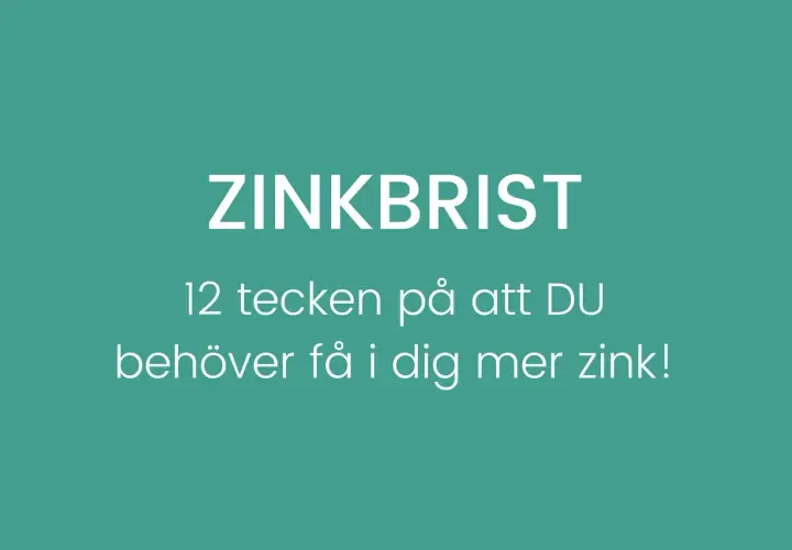 Zinkbrist: 12 tecken på att du behöver mer zink. Lär dig känna igen symtomen!