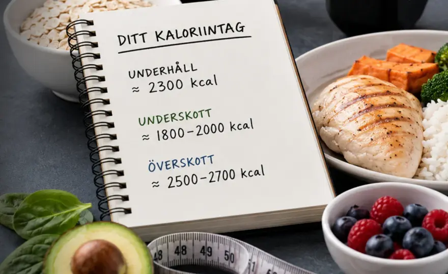 Hur många kalorier per dag behöver du? Så räknar du rätt