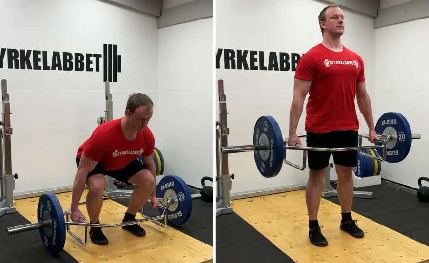 Marklyft med trapbar - teknik, handtag och progression