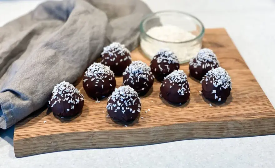 Protein chokladbollar med havregryn - enkelt recept
