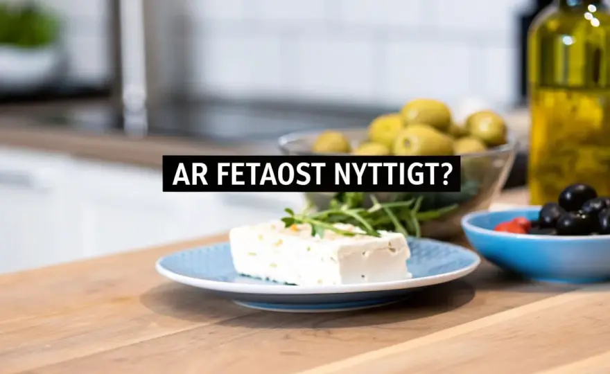 Är fetaost nyttig? Så mycket är lagom